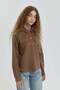 Pocket Detailed Shirt Light Brown - 4