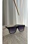 Kora Futuristic Black Oversize Unisex Sunglasses – Uv400 Full Protection - 2