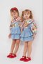 Matryoshka Thick-Strapped Denim Set with Shirt - 6