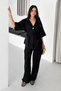 Women's Shirt and Pants Set – Relax Fit 2-Piece Set with Tie at the Waist - 3