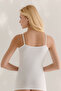 Women's 5-Pack Modal & Cotton Thin Strap Tank Tops - Soft Textured & Breathable Everyday Wear - 3