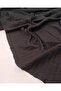 Black Wrinkled Waffle Jersey Fabric, Flexible, Soft, Draped Dress Fabric 145X300Cm