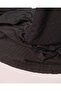 Black Wrinkled Waffle Jersey Fabric, Flexible, Soft, Draped Dress Fabric 145X300Cm - 3