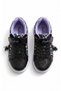 Girl's Shiny Glittery Sports Shoes with Single Strap, Velcro, Tassel Detail and Patterned Casual Sneaker - 4
