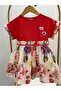 Girls' Flower-Patterned Summer Dress - 5
