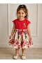 Girls' Flower-Patterned Summer Dress