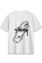 Stüssy Skate Tshirt Design Printed T-Shirt Unisex 100% Cotton Breathable Thick Fabric T-Shirt