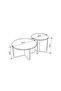 Hillary 2-Piece Coffee Table Set - Travertine/Travertine M.SH.25064.5 - 4