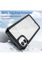 Nothing Phone (1) Case Camera Protected Shock Absorbing Transparent Back Cover Black - 4