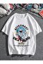 Astronaut Printed Cotton Oversize T-Shirt