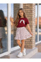 Polka Dot Detailed Girls' Skirt Set - Age 4/11 - 31721