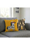 Modern Geometric Zebra Pattern with Yellow Background Energetic and Summer-Themed Digital Printed Set of 4 Throw Pillow Covers - 2