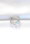 خاتم Rkli Zircon Stone Silr Rk قابل للتعديل - 2