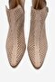 Orvia Beige Suede Thick Heeled Women's Summer Boots - 2