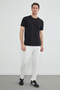 Modal Trousers with Tie Waist and Pockets - 4
