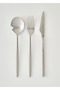 Toscana 18 Piece Dinner Fork Spoon Knife Set Silver