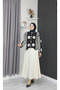 Floral Detailed Knitted Cardigan - 5