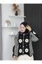 Floral Detailed Knitted Cardigan
