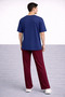 -Erkek Oversize Minimal 2-Piece Set 100% Cotton Soft Touch Casual Set - 2