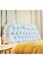 Bedside Cushion,50*200cm Soft Bag Reading Back Support Pillow,Blue,Skin-Friendly Fabric