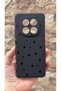 حافظة مطاطية كلاسيكية من السيليكون بنمط النجمة السوداء الصغيرة متوافقة مع Redmi Note 14 Pro 4G، ممتصة للصدمات وواقية. - 2