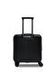 Premium 18" Hardshell Polycarbonate Rolling Laptop Pilot Bag - Water Resistant 4-Wheel Spi - 2