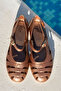 Paris Metal Women's Sandals - Bronze S10375-099 - 4