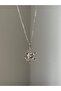Medusa Sun Model Silver Steel Necklace