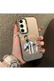 Samsung Galaxy S24 Fe Compatible Hard Acrylic Back Silicone Edge Lens Protection Case - 2