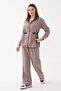 Women's Jacket and Trousers Set with Stoppers 260554 - - 4