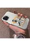 iPhone 13 Pro Max Compatible Hard Acrylic Back Silicone Edge Lens Protection Case - 3
