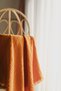 Set of 2 Muslin Baby Blankets – Lemon Yellow & Orange | Soft Cotton Gauze Swaddle, Lightweight Crib Blanket, Baby Shower Gift - 3