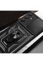 Galaxy A55 Case with Magnetic Stand and Camera Protection Brsa Sliding Vega Cover - Black - 3