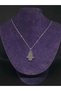 Hz. Fatma Ana Eli Authentic Traditional Embroidered Steel Necklace Women's Jewelry Accessory Abundance Blessing Symbol Stylish Necklace - 2