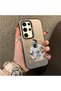 Samsung Galaxy S24 Ultra Compatible Hard Acrylic Back Silicone Edge Lens Protection Case - 2