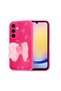 Galaxy A25 Case with Camera Protection Figure Design Brsa Kapya Cover-Pink Light - 5
