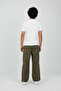 Unisex Cotton Y2K Pleated Elastic Adjustable Waist Baggy Pants - 3