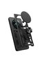 Realme 12 Plus Case with Magnetic Stand and Camera Protection Brsa Sliding Vega Cover - Black - 3