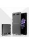 Galaxy Z Flip 3 Compatible Brsa Nitro Anti Shock Silicone-Colorless - 3