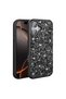iPhone 16 Case Shiny Gemstone Design Brsa Diamond Cover - Gold - 7