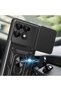 Poco F6 Pro Case with Magnetic Stand and Camera Protection Brsa Sliding Vega Cover - Black - 3