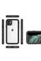 iPhone 12 Compatible Brsa 1-1 Waterproof Case-Black - 4