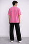 -Erkek Oversize 2-Piece Basic Set 100% Cotton Comfortable & Stylish - 2