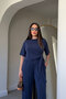 New Season Premium Suit with Tie Detail - Dark Blue - 7