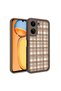 Poco C65 Case Camera Protected Printed Back Surface Brsa Classy Cover - Black - 4
