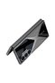 Galaxy Z Fold 6 Case Ultra Slim with Camera Protection Pc + Leather Back Surface Brsa X-Pro Cover-Titanium-Gray - 2
