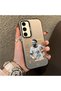 Samsung Galaxy S24 Fe Compatible Hard Acrylic Back Silicone Edge Lens Protection Case - 2