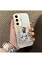 Samsung Galaxy S24 Fe Compatible Hard Acrylic Back Silicone Edge Lens Protection Case - 2