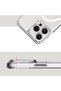 iPhone 16 Pro Case Airbag Transparent Brsa İncek Cover - Transparent - 7