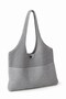 Women's Knitted Casual Shoulder Bag Summer Unlined Steel Mesh Bag 2403 Gray - 2